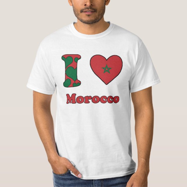 T-shirt J'aime le Maroc (Devant)