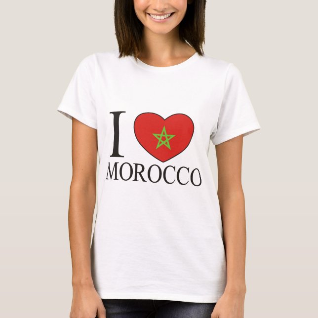 T-shirt J'aime le Maroc (Devant)