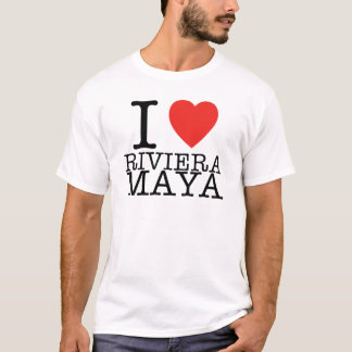 T-shirt J'aime le Maya de la Riviera