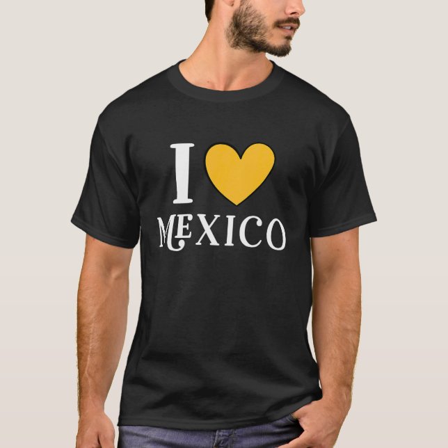T-shirt J'aime le Mexique 15 (Devant)