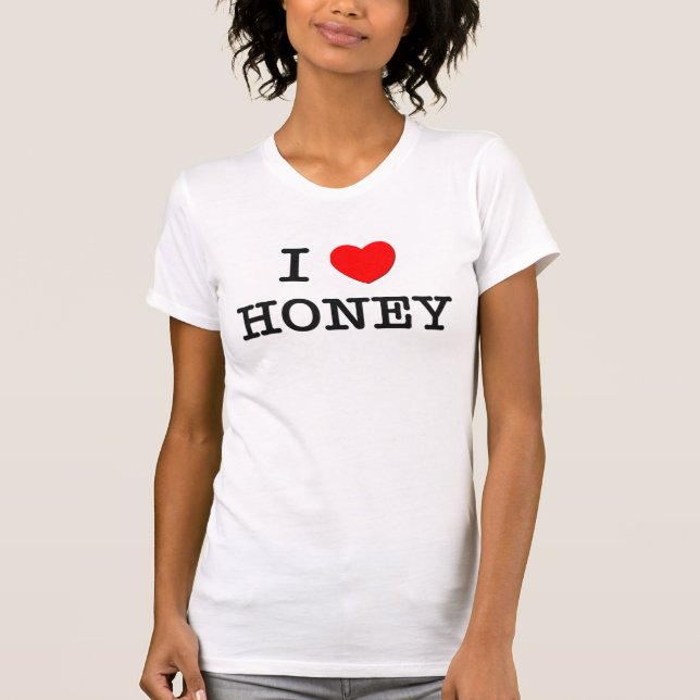 T-shirt J'aime le MIEL (la nourriture) (Devant)