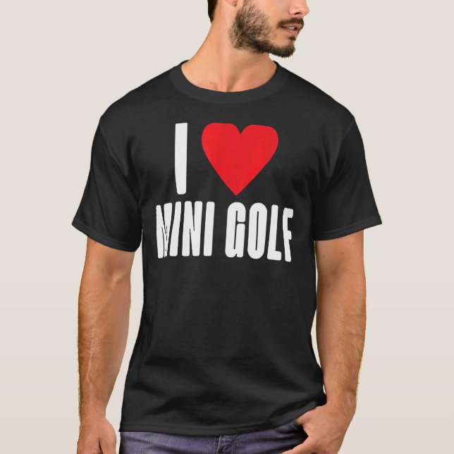 T-shirt J'aime le mini-golf (Devant)