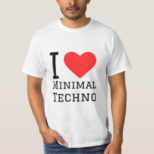 T-shirt J'aime le minimum techno