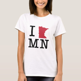 T-shirt J'aime le Minnesota