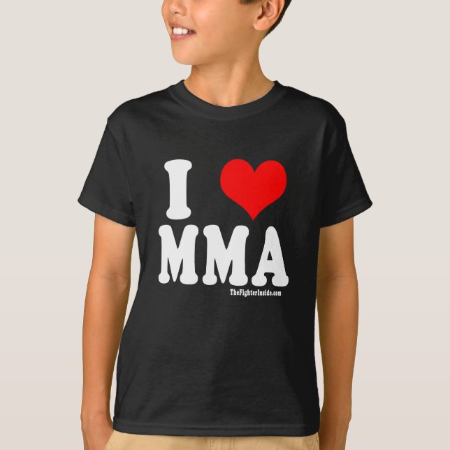T-shirt J'aime le MIXED MARTIAL ART (Devant)