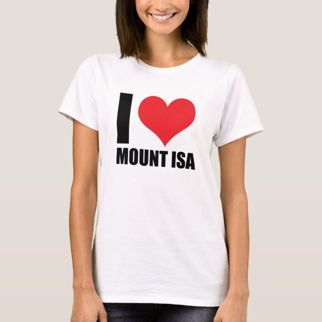 T-shirt J'aime le Mont Isa (Devant)