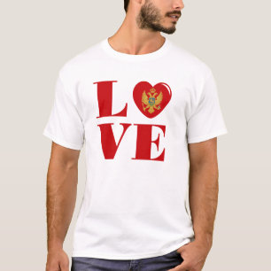 T-shirt J'aime le Monténégro