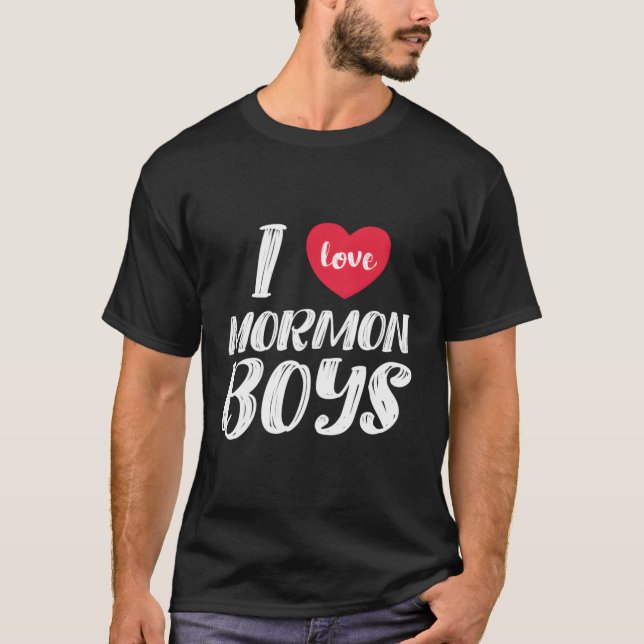 T-shirt J'Aime Le Mormon Qu'Il Dirige (Devant)