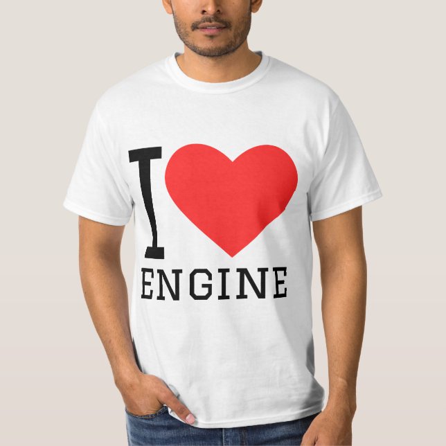 T-shirt J'aime le moteur (Devant)