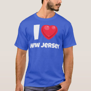 T-shirt J'aime le New Jersey 1