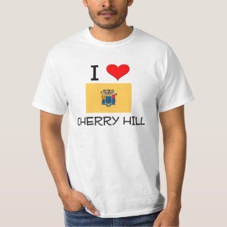 T-shirt J'aime le New Jersey de colline de cerise