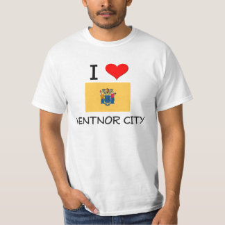 T-shirt J'aime le New Jersey de ville de Ventnor