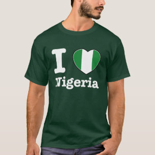T-shirt j'aime le Nigéria