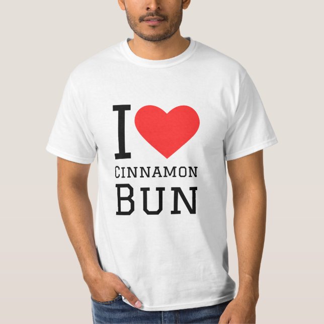 T-shirt J'aime le pain de cannelle (Devant)
