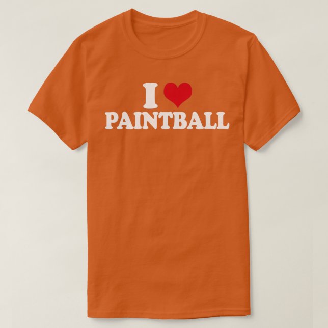 T-shirt J'Aime Le Paintball (Design devant)