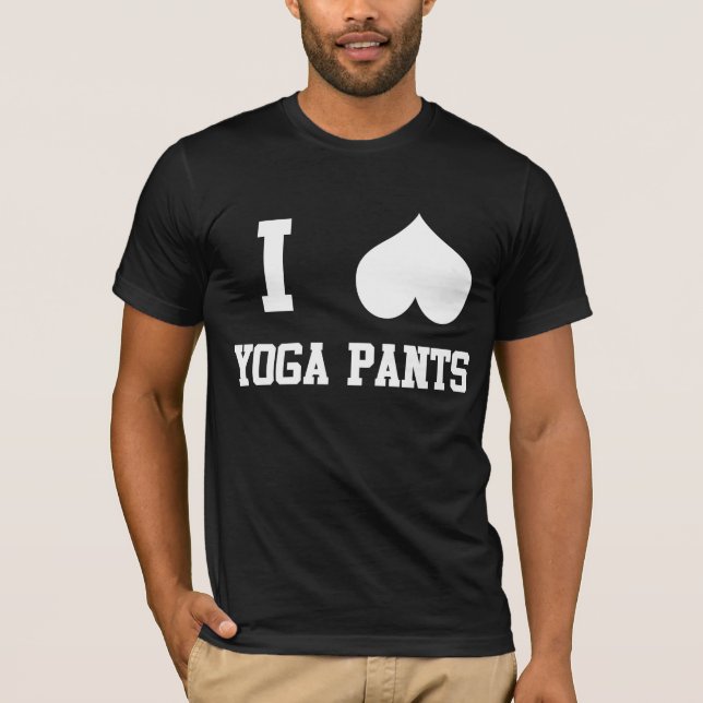 T-shirt J'aime le pantalon de yoga (Devant)