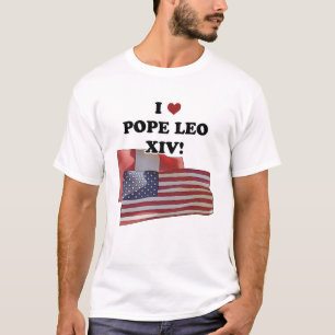 T-shirt J'aime le pape Léon XIV !