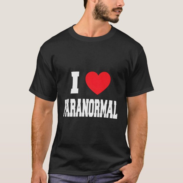 T-shirt J'aime le paranormal (Devant)