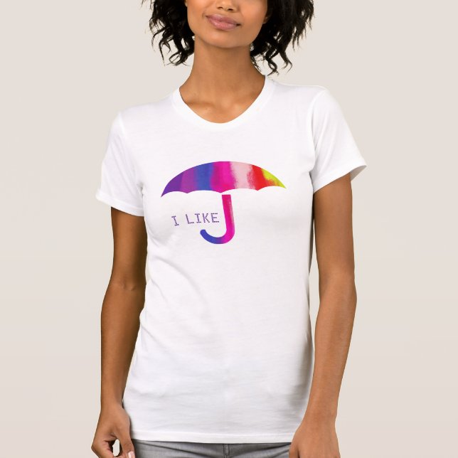 T-shirt J'Aime Le Parapluie (Devant)
