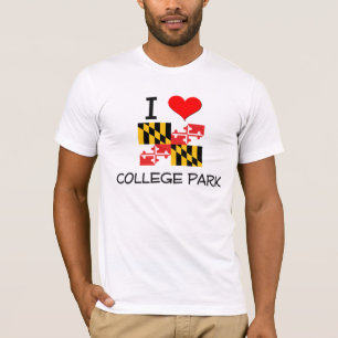 T-shirt J'aime le parc le Maryland d'université
