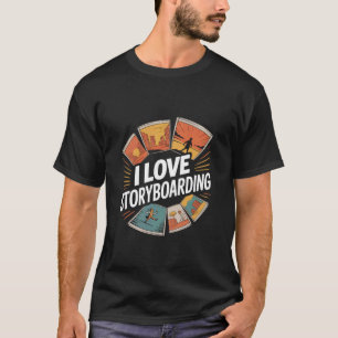 T-shirt J'aime le parcours créatif de la création de story