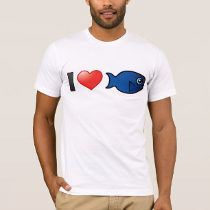 T-shirt J'Aime Le Parrotfish Bleu