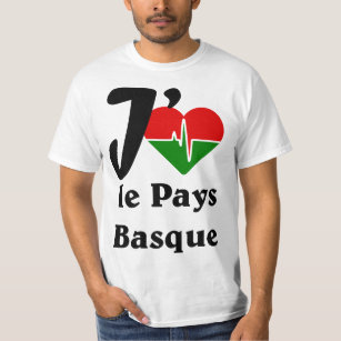 T-shirt J'aime le Pays-Basque