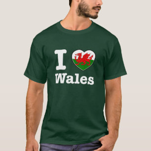 T-shirt J'aime le Pays de Galles