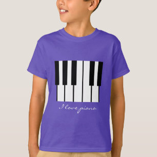 T-shirt J'aime le piano