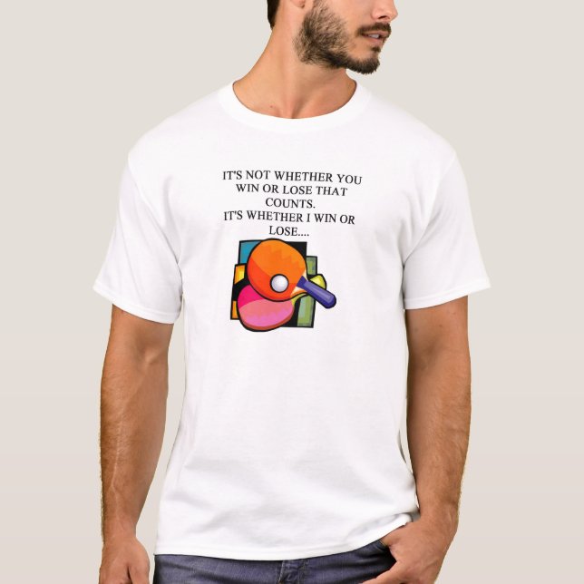T-shirt j'aime le ping-pong (Devant)