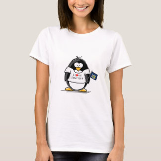 T-shirt J'aime le pingouin de New York