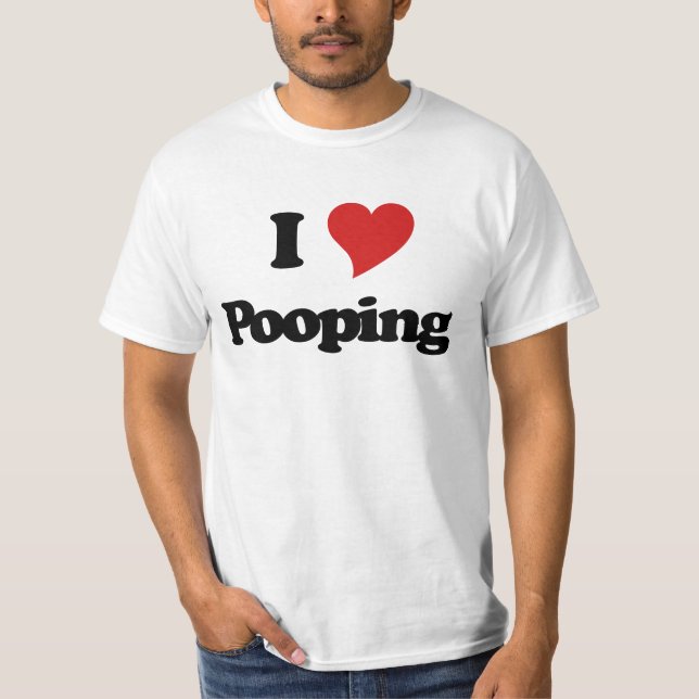 T-shirt J'Aime Le Pooping (Devant)