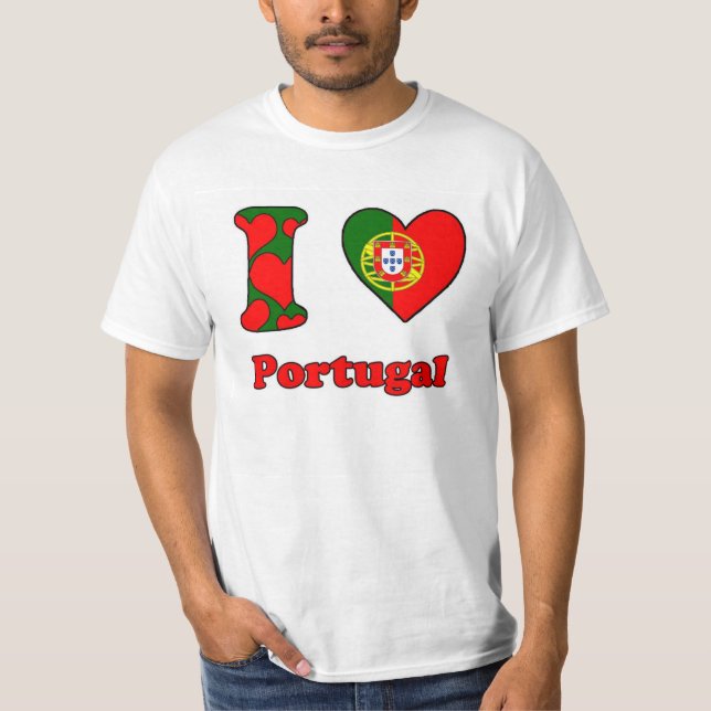 T-shirt J'aime le Portugal (Devant)