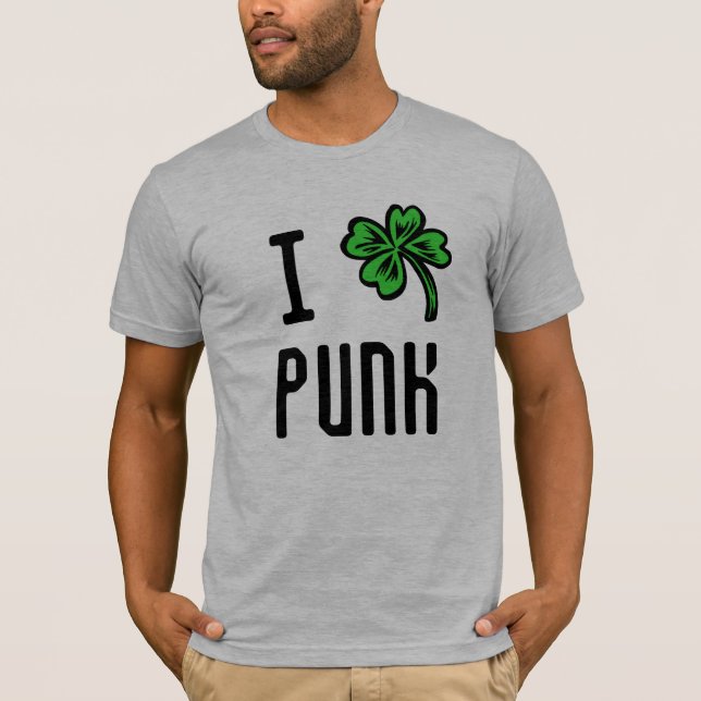 T-SHIRT J'AIME LE PUNK IRLANDAIS (Devant)