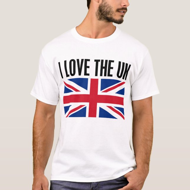 T-shirt J'aime le R-U (Devant)