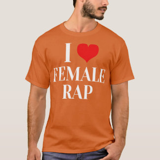 T-shirt j'aime le rap féminin