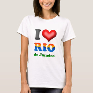 T-shirt J'aime le Rio de Janeiro, Brésil la ville