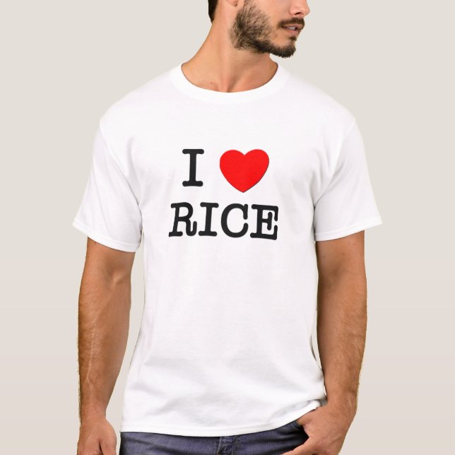 T-shirt J'aime le riz (Devant)