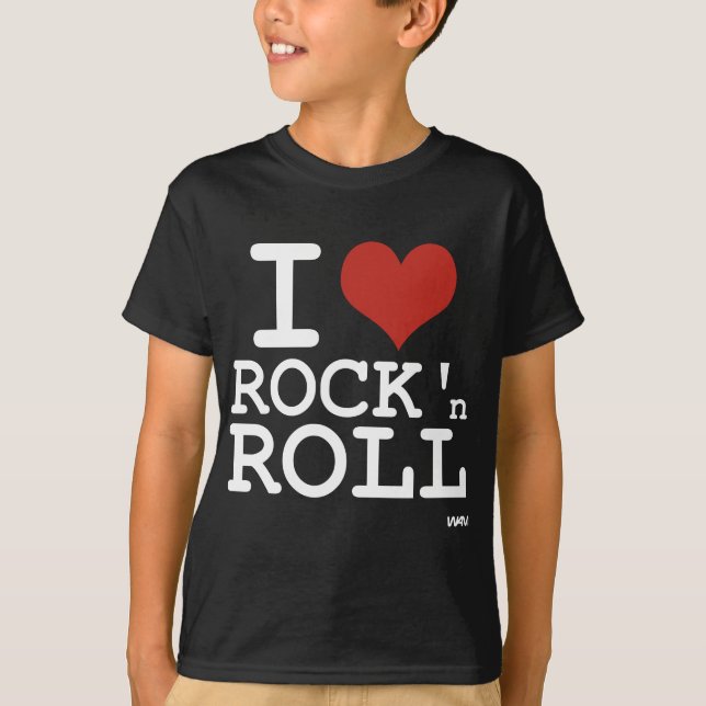 T-shirt J'aime le rock (Devant)