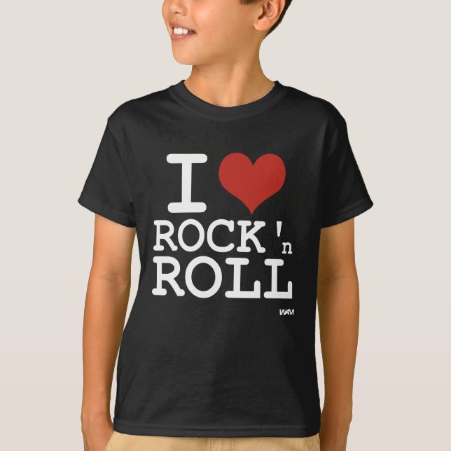 T-shirt J'aime le rock (Devant)