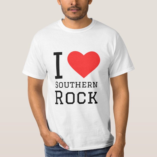 T-shirt J'aime le rock du sud (Devant)