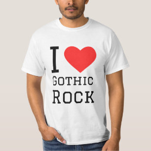 T-shirt J'aime le rock gothique