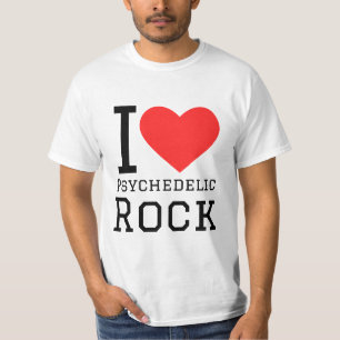 T-shirt J'aime le rock psychédélique
