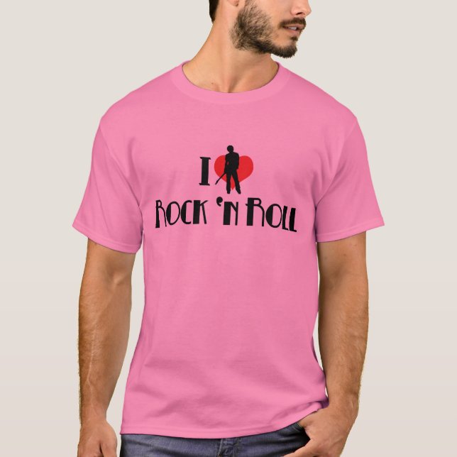 T-Shirt J'aime le Rock & Roll (Devant)