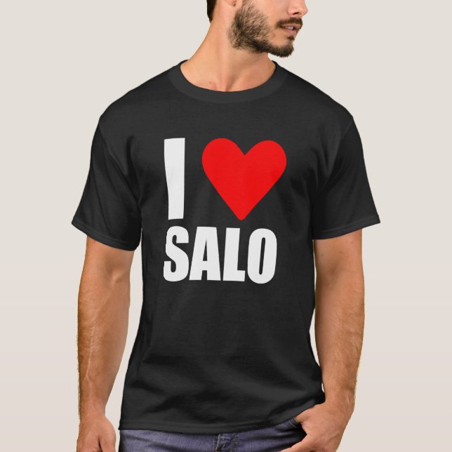 T-shirt J'aime le salo ukrainien (Devant)