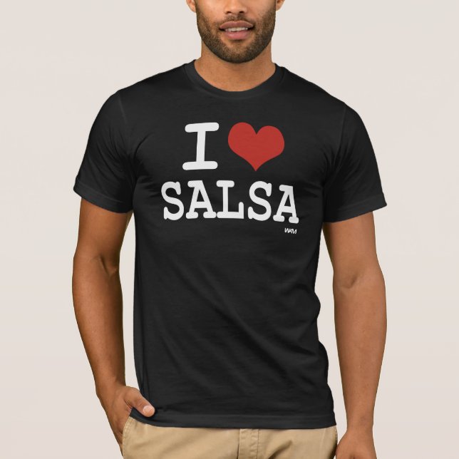 T-shirt J'aime le Salsa (Devant)