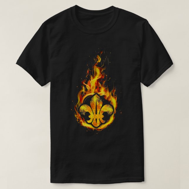 T-shirt J'aime le scoutisme chef de scouts de tir meilleur (Design devant)