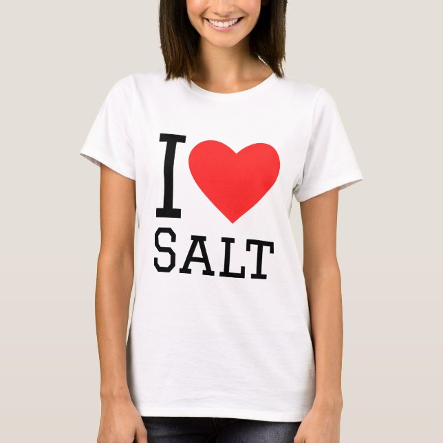 T-shirt J'aime le sel (Devant)