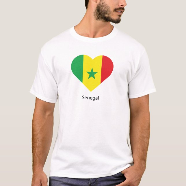 T-shirt J'aime le Sénégal (Devant)