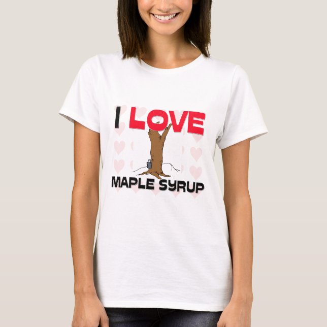 T-shirt J'aime le sirop d'érable (Devant)